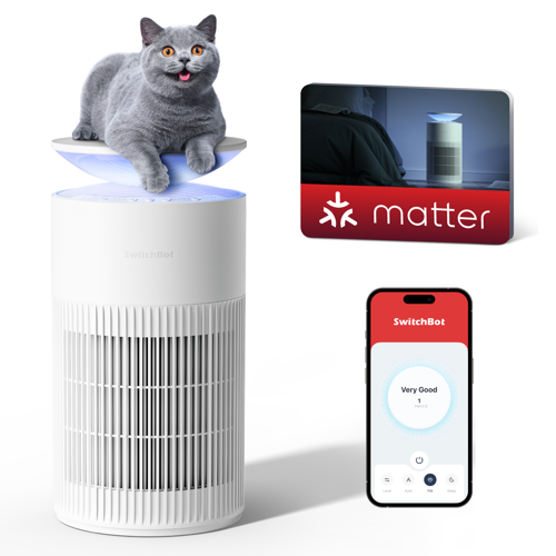 SwitchBot Air Purifier – Smart luftrenare med HEPA-filter
