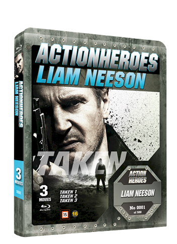 Liam Neeson - Action Heroes Limited Steelbook - (Taken Trilogy)