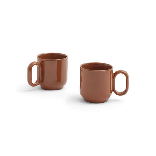 HAY - Barro Mugg - 2-pack - Natur