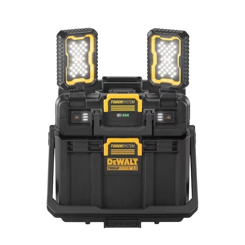 DeWalt - ToughSystem 2.0 Toolbox with Integrated LED Work Light, 18V Compatible, Durable Storage Solution