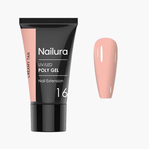 Nailura - Poly Gel 16 - Creamy Tan - 30 ml