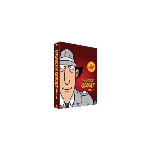 Inspector Gadget: Volume 1-4 (4-disc) Dansk Tale