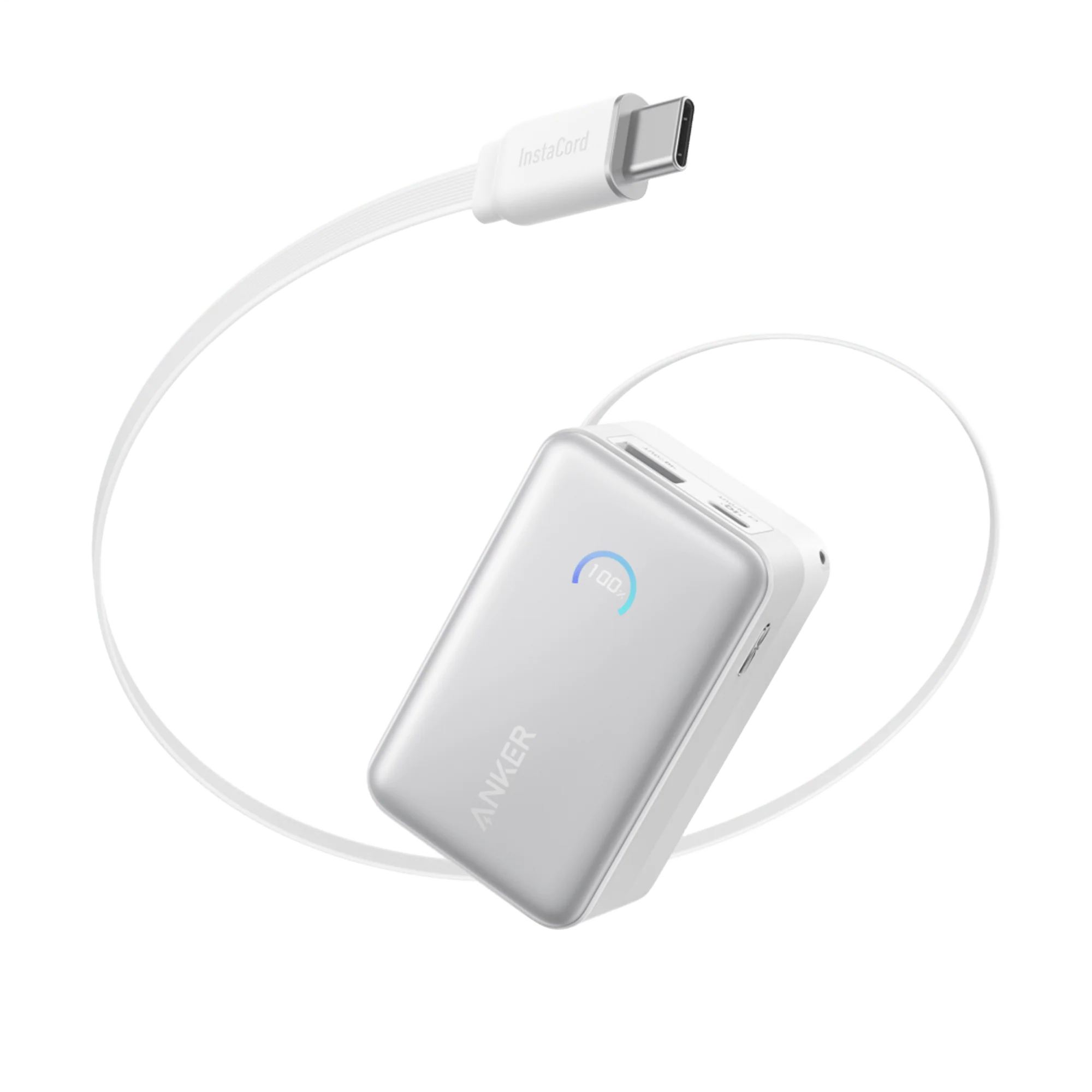 Anker Nano Powerbank (10K, 45W, Med Indbygget Retractable USB-C)