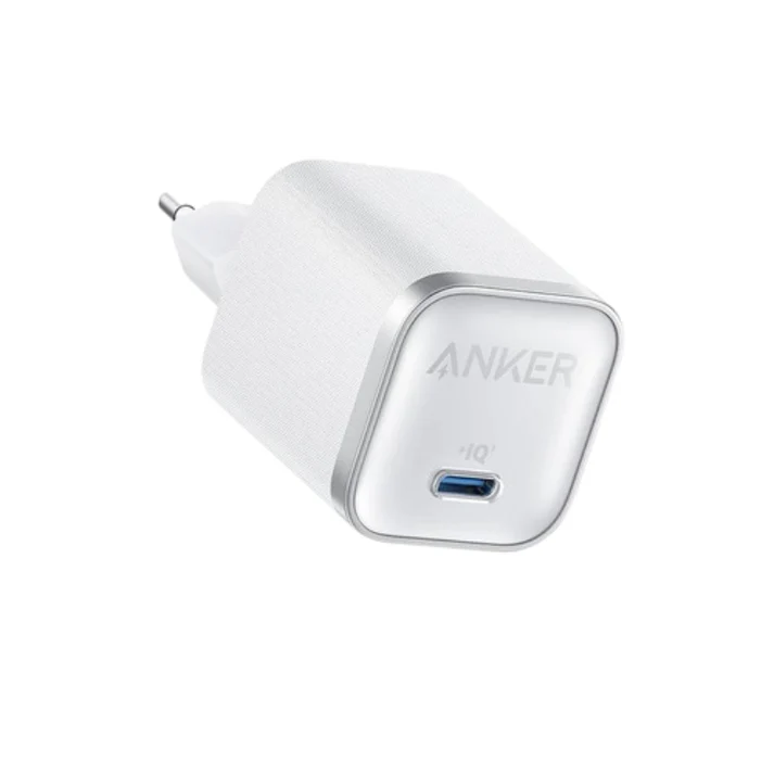 Anker Nano Oplader (45W) – Kompakt USB-C Hurtigoplader – Hvid