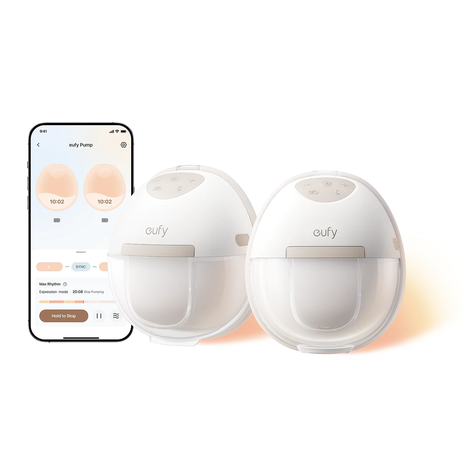 eufy E20 – Bærbar Brystpumpe med App og Støjsvag Sugefunktion