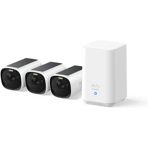 Eufy eufyCam E40 – 3x 2K Säkerhetskamera med HomeBase 2
