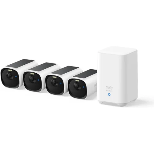 Eufy eufyCam E40 – 4x 2K Säkerhetskamera med HomeBase 2