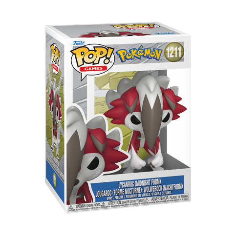 Funko Pop! - Vinyl Pokemon Lycanroc Midnight (92411)