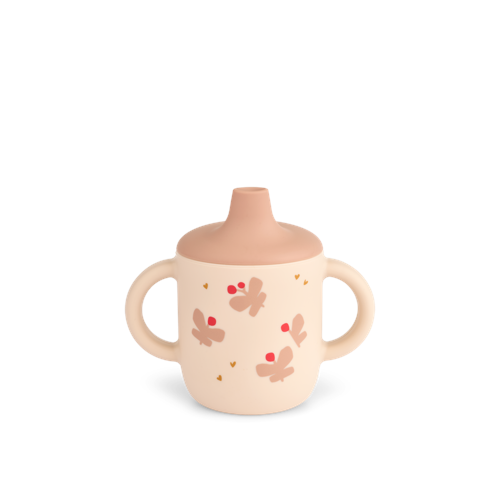 Liewood - Neil Sippy Cup - Butterfly / Apple blossom - One size