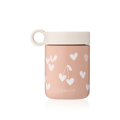 Liewood - Kiani Printed Food Jar - Sweethearts / Pale tuscany - One size