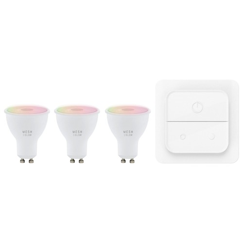 EGLO connect.z Startkit – Strömbrytare + 3x GU10 RGB + Tunable White Smarta Lampor