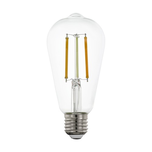 EGLO CONNECT-Z E27 LED ST64 – Smart Klar Droppformad Lampa med Vitt Ljus - Zigbee + Matter & Thread