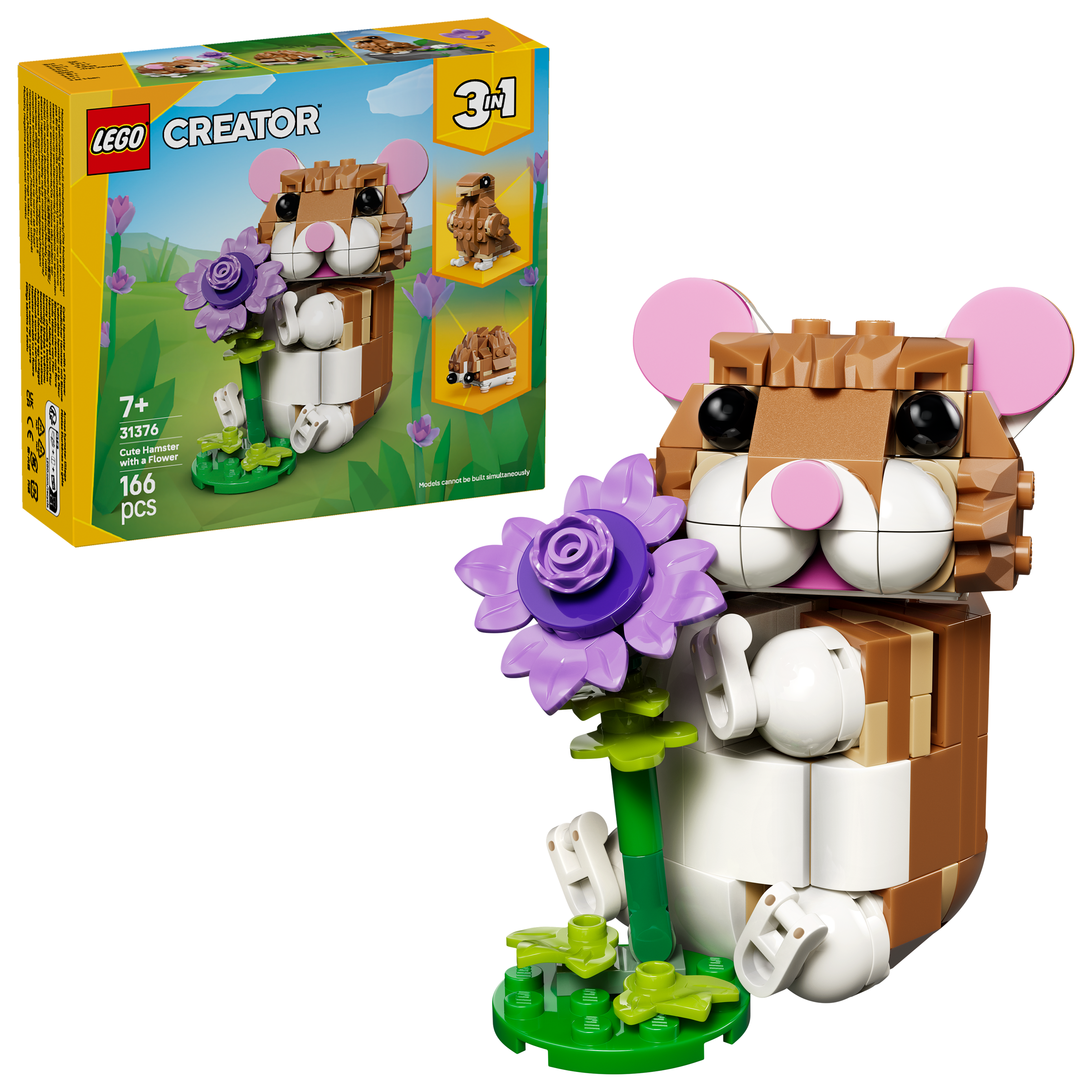 LEGO - Creator - Hurmaava hamsteri ja kukka (31376)