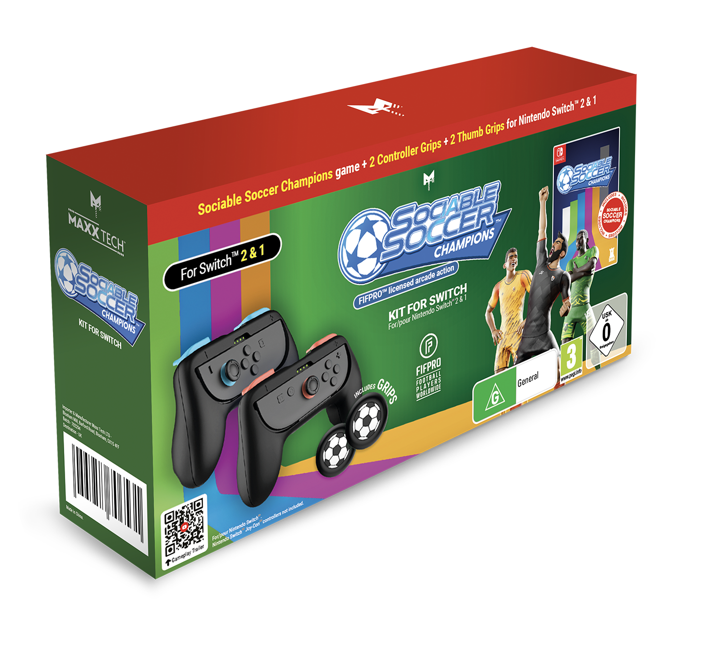 Maxx Tech - Sociable Soccer Champions Kit / Switch / Switch 2