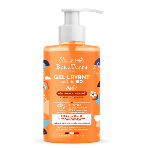 BeauTerra - Perfumed Baby Wash Gel - BIO - 750 ml