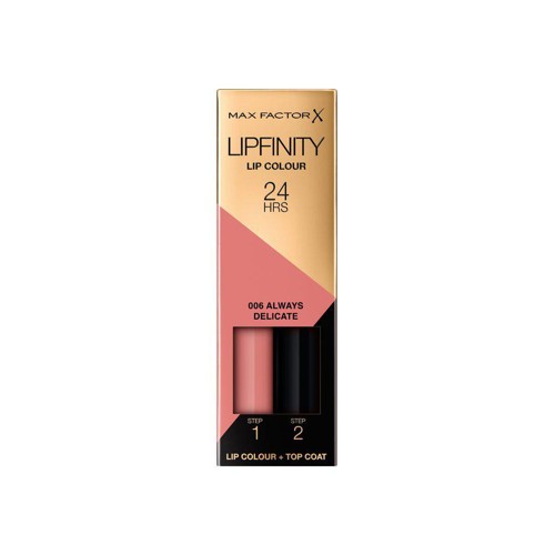 Max Factor - Lipfinity Lip Colour - 006 Always Delicate - 2.3ml