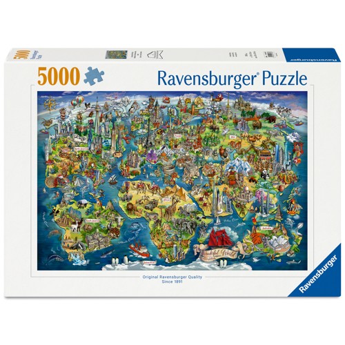 Ravensburger - World Map 5000p