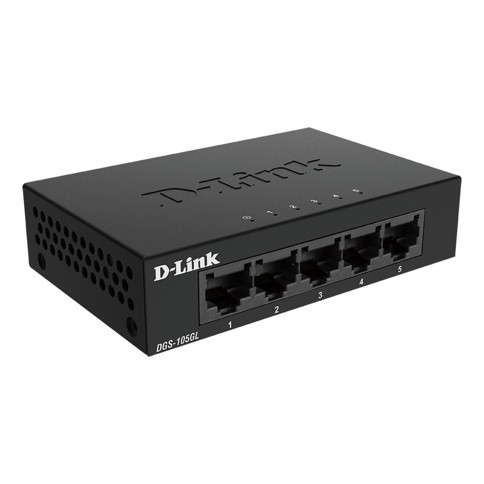 D-Link - 5-portowy metalowy przełącznik Gigabit Ethernet DGS-105GL/E