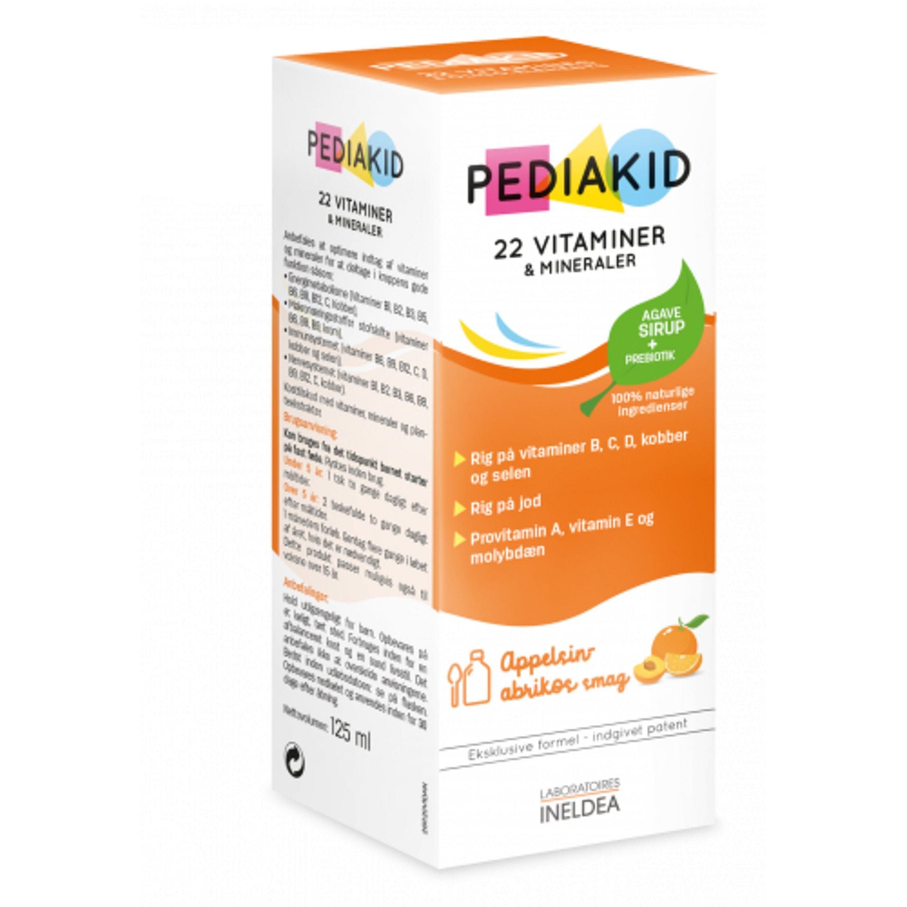 Pediakid 22 -  Vitamins Sirup - (Apricot-orange)