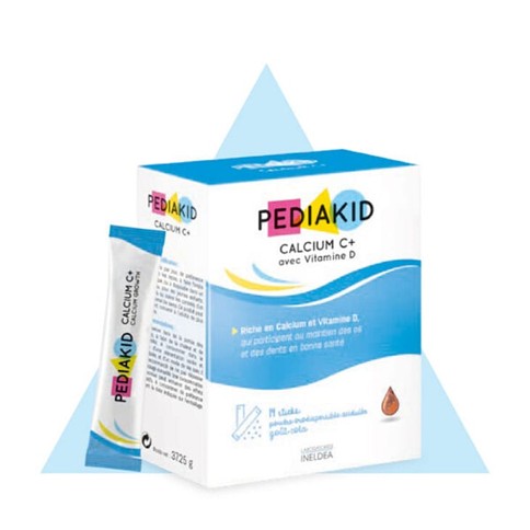 Pediakid® Calcium C+ - Box of 14  powder sticks (cola flavour)