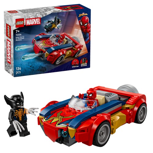 LEGO - Super Heroes - Spider-Mans bil mot venomifierad Wolverine (76336)