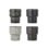 Bloomingville - 4er-Set - Ewan Espressotasse - Braun