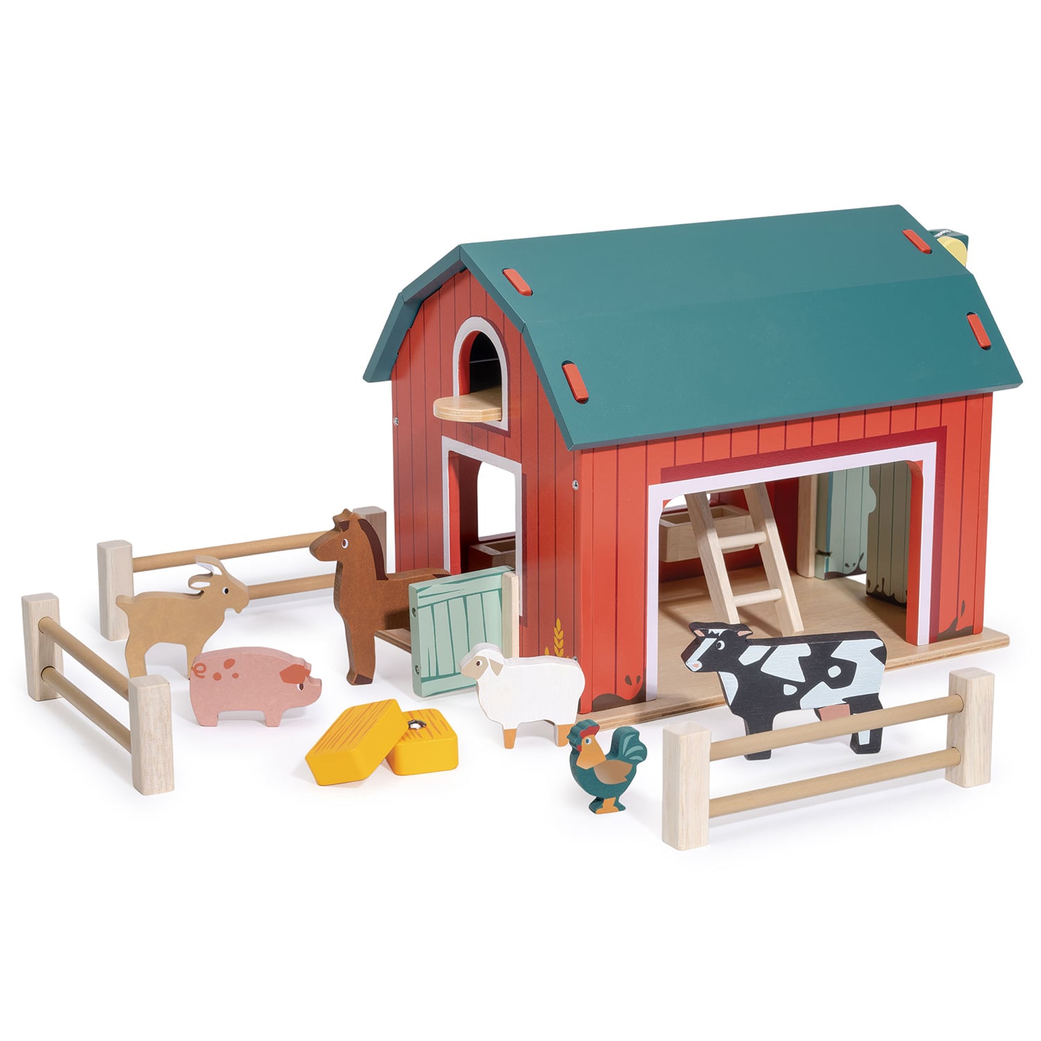 Mentari - Big Red Barn with Animals (MT7972)