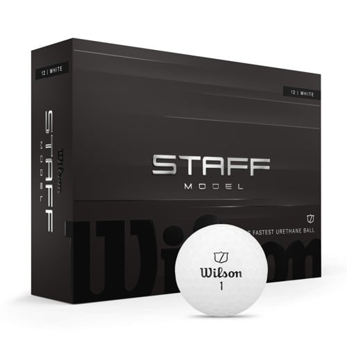 Wilson - Staff Model Golfbollar Vita (12 st.) – Tour-prestanda med precision och kontroll