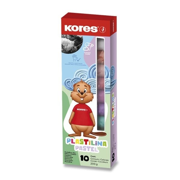 Kores – Modellervoks Pastel – 10 Farver