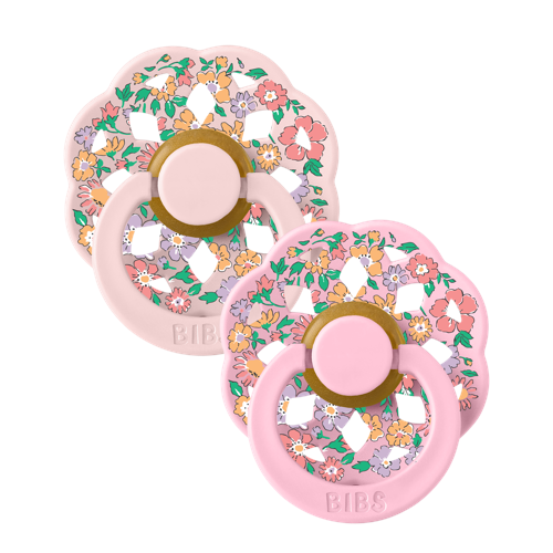 BIBS - BIBS x Liberty Pacifier Boheme 2 PACK - Oscar Meadow Latex - Size 1 - Blossom Mix