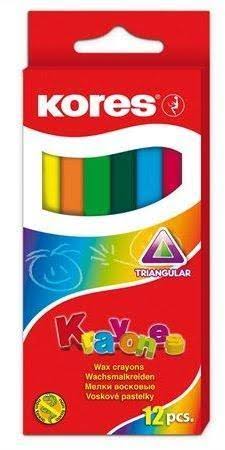 Kores - Voksfarver - 12-pak