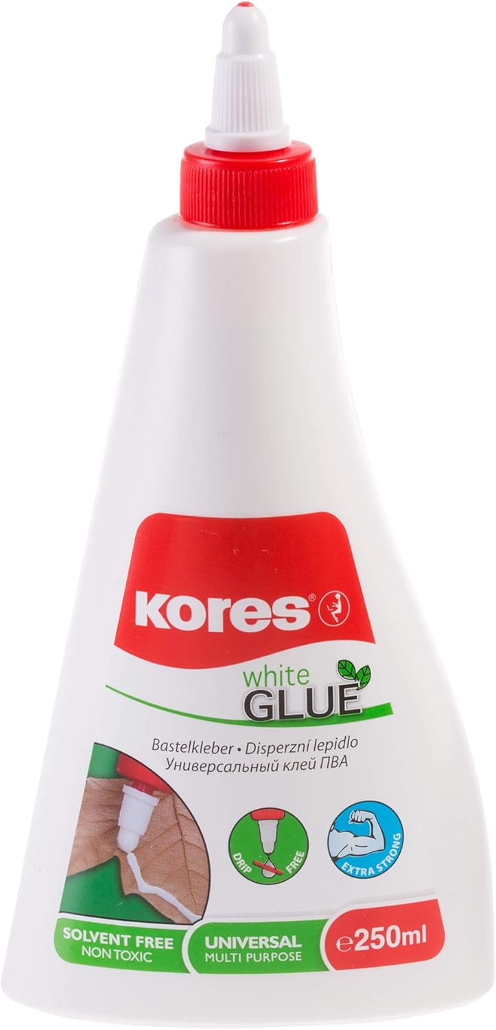 Kores - Hvid lim 250ml