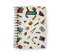 Notebook - A5 - Ruled Lines-motives (1340)