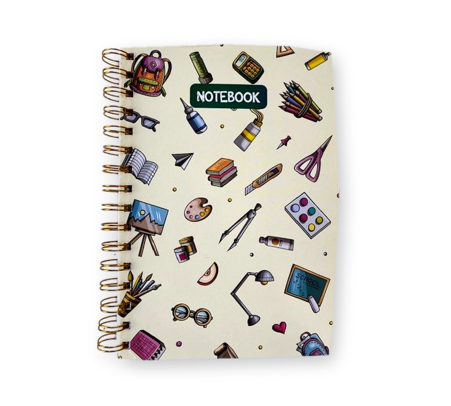 Notesbog - A5 - Linjeret Lines-motiver