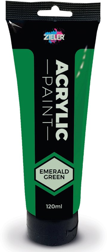Zieler - Premium Akryl - Emerald Grøn - 120ml