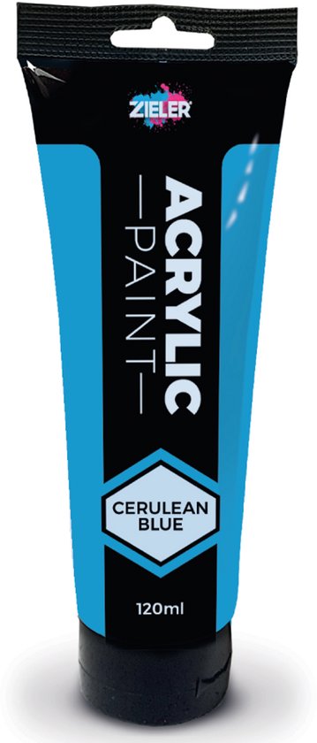 Zieler - Premium Akryl - Cerulean Blå - 120ml
