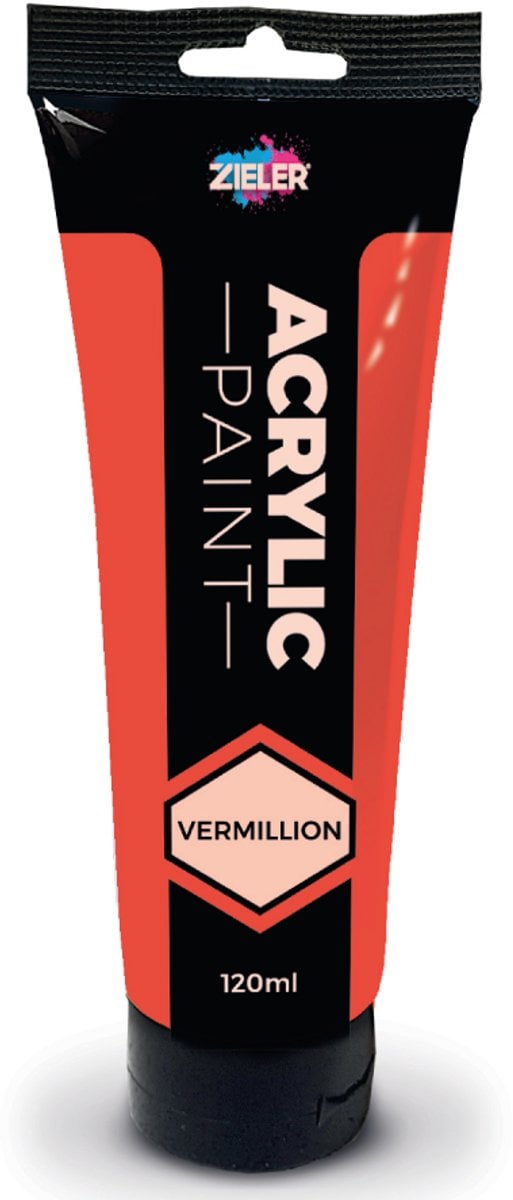 Zieler - Premium Akryl - Karminrød - 120ml