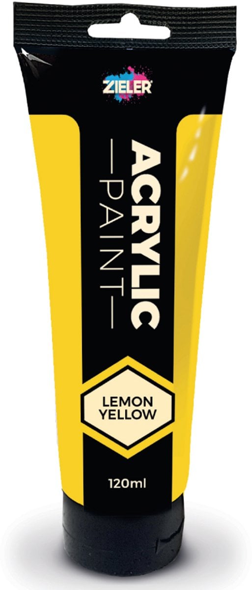 Zieler - Premium Akryl - Citrongul - 120ml