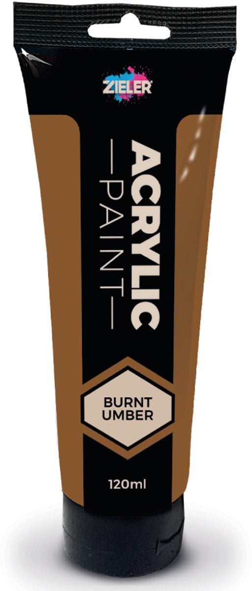Zieler - Premium Akryl - Brændt Umbra - 120ml