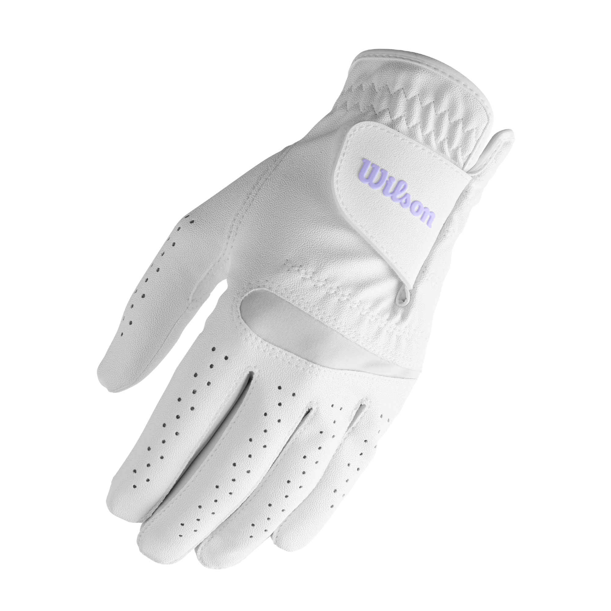 Wilson - Feel Plus Dame Golfhandske Venstrehånd Medium – Komfortabel Syntetisk Golfhandske