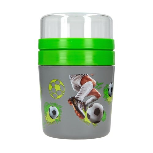 Dino World - Adventure World Yoghurt-/Müslibägare - Grey and Green - 500 ml