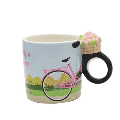 Winkee - City Bike Mug - Pink, Blue