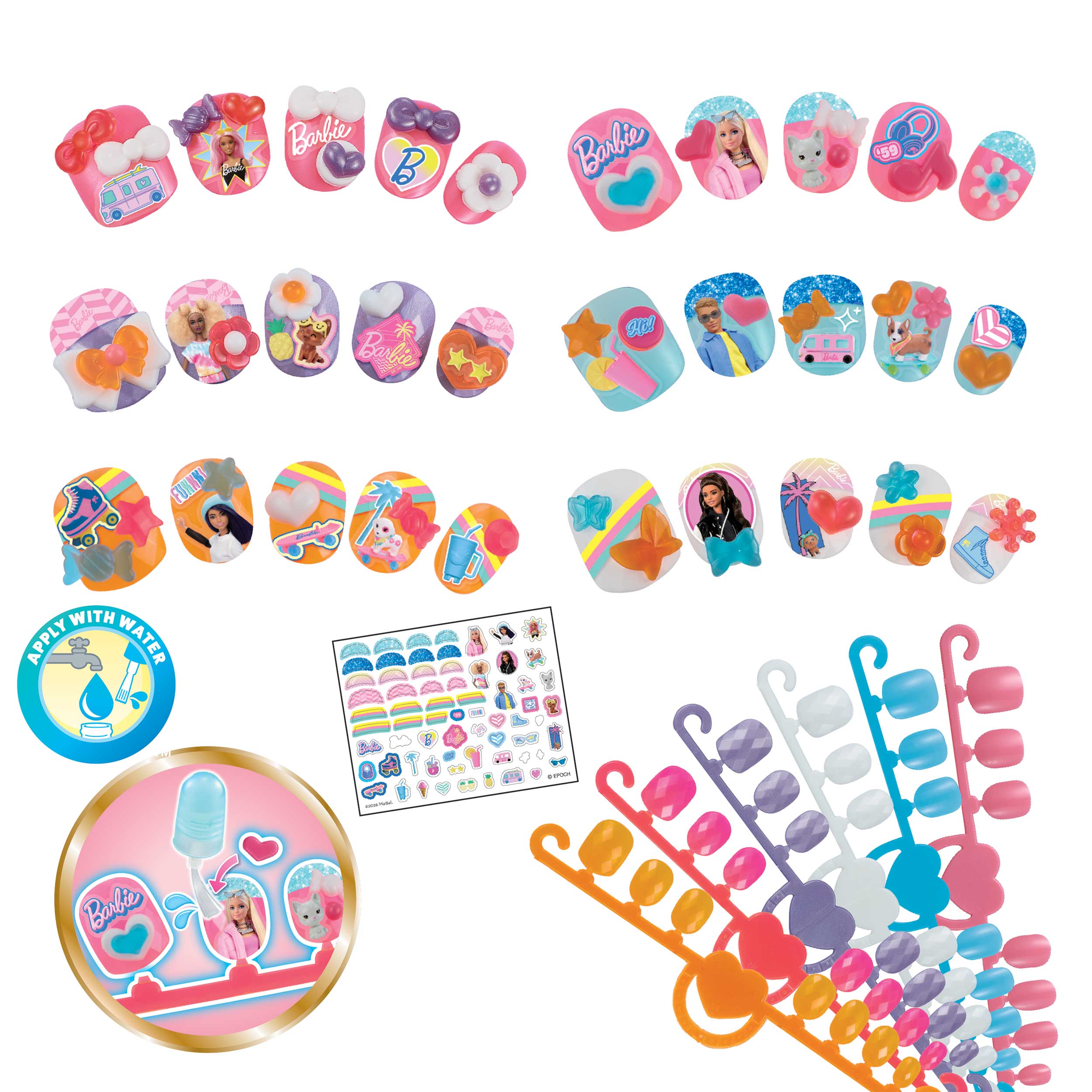 Aquabeads – Barbie Negle Genopfyldningssæt