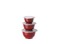 Rosti - Margrethe Mini Bowl Set 0.25 + 0.5 + 0.75 Litres - Red - E