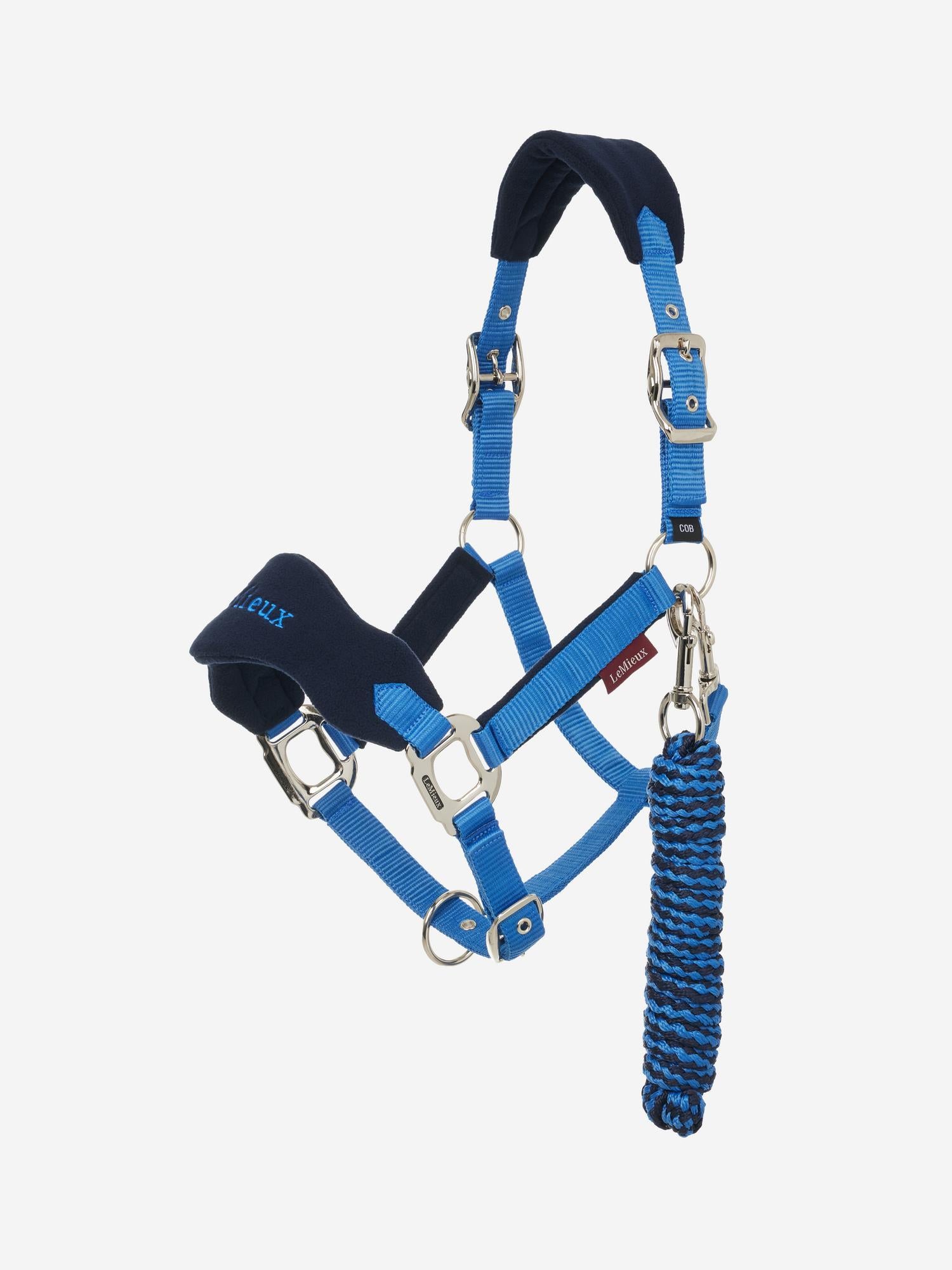 Lemieux - Vogue Headcollar & Leadrope - Benetton Blue - Pony