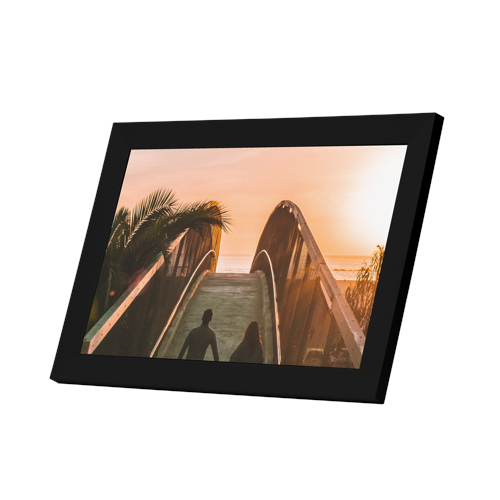 PIXIE - Smart Digital Photo Frame - Black - 10,1" LCD touchskærm