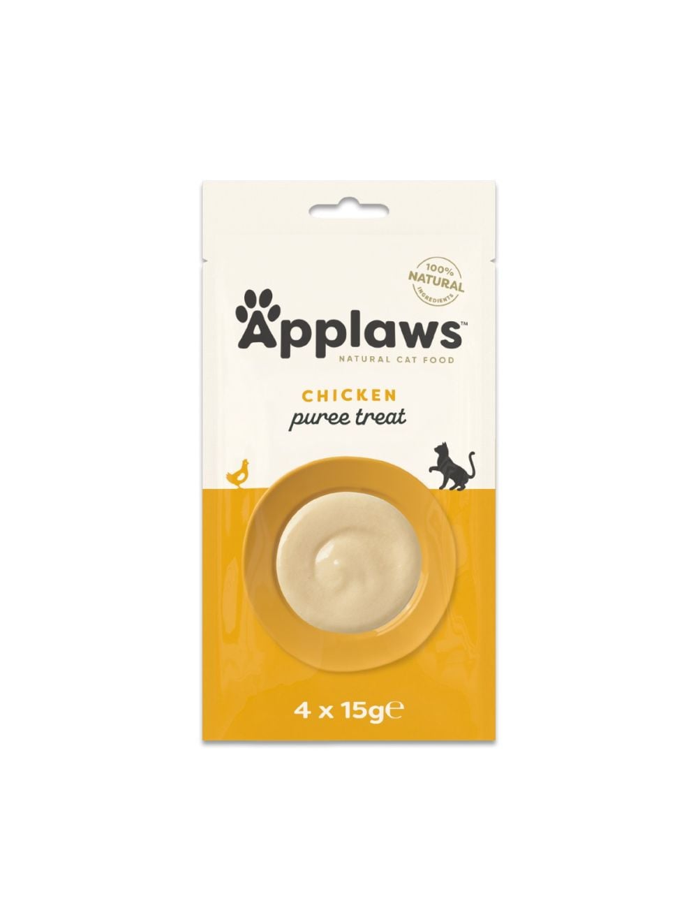 Applaws -  Pure chicken cat snack - 4 x 15 gram