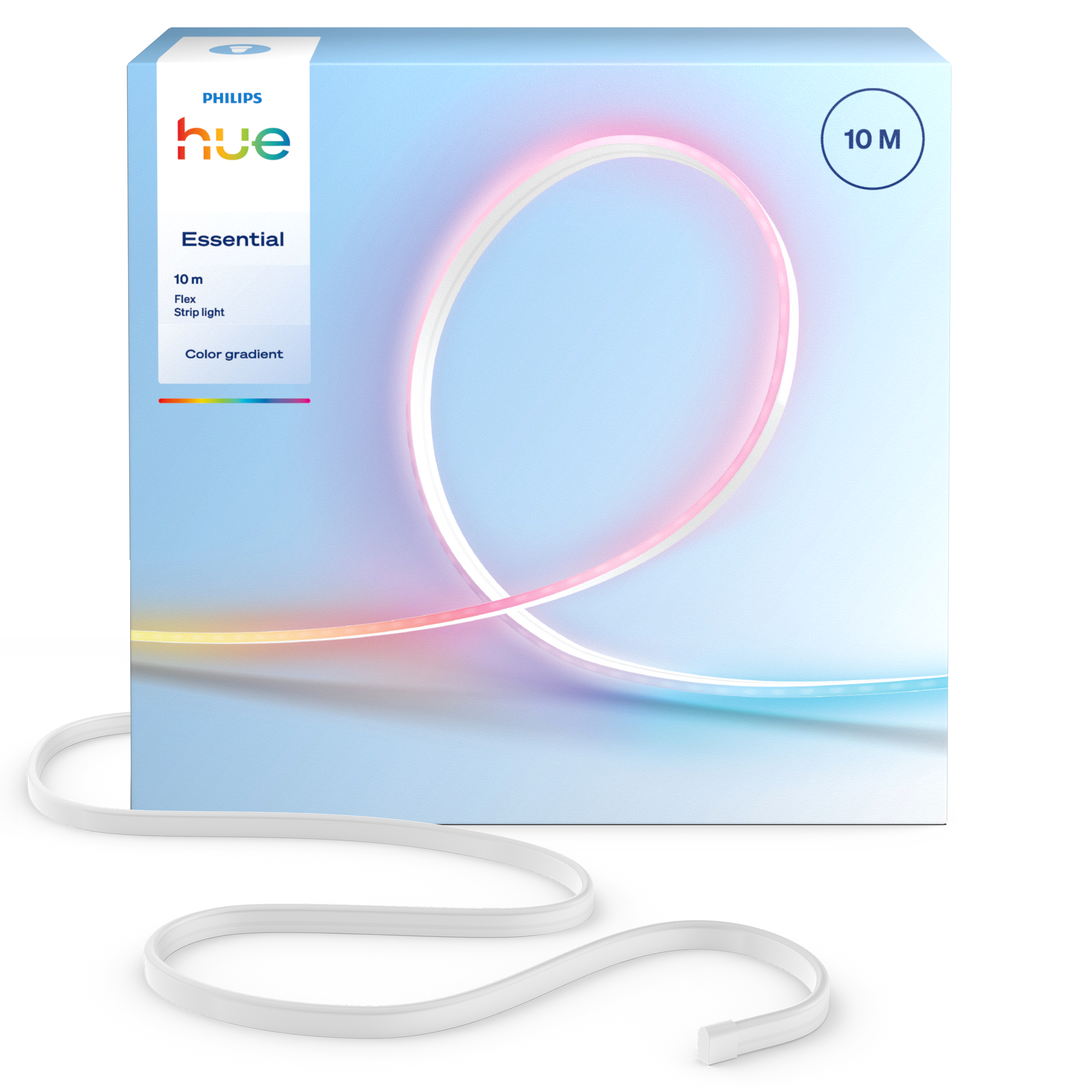 Philips Hue – Essential Flex LED Strip 10m – Älykäs Gradient-valonauha – Sovellus- ja ääniohjaus