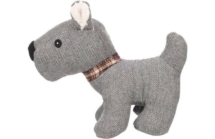 Flamingo - Hunde bamse med piv - 22cm