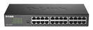 D-Link - DGS-1024D/E 24-ports Gigabit-svitsj, 10/100/1000 Mbps, for rack- eller skrivebordsmontering